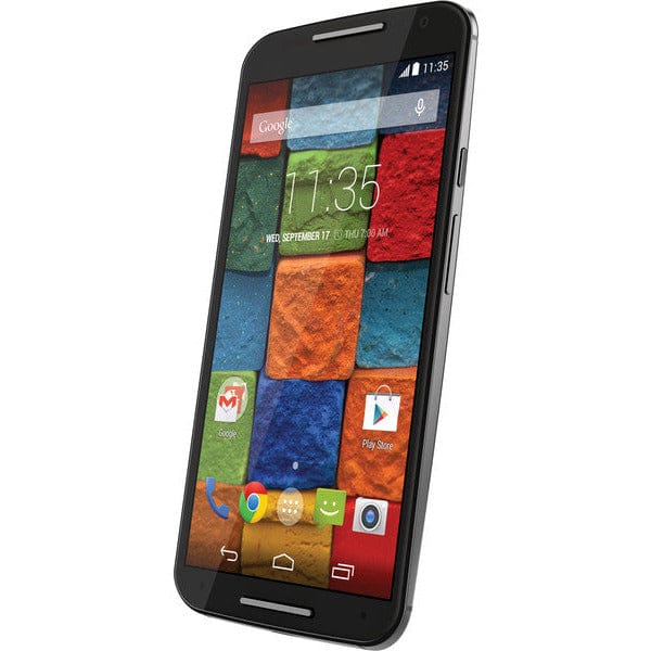 Moto X (2nd Generation) Unlocked Smartphone - Black Resin GSM 1080p HD Display - Perfect for Business & Travel Use