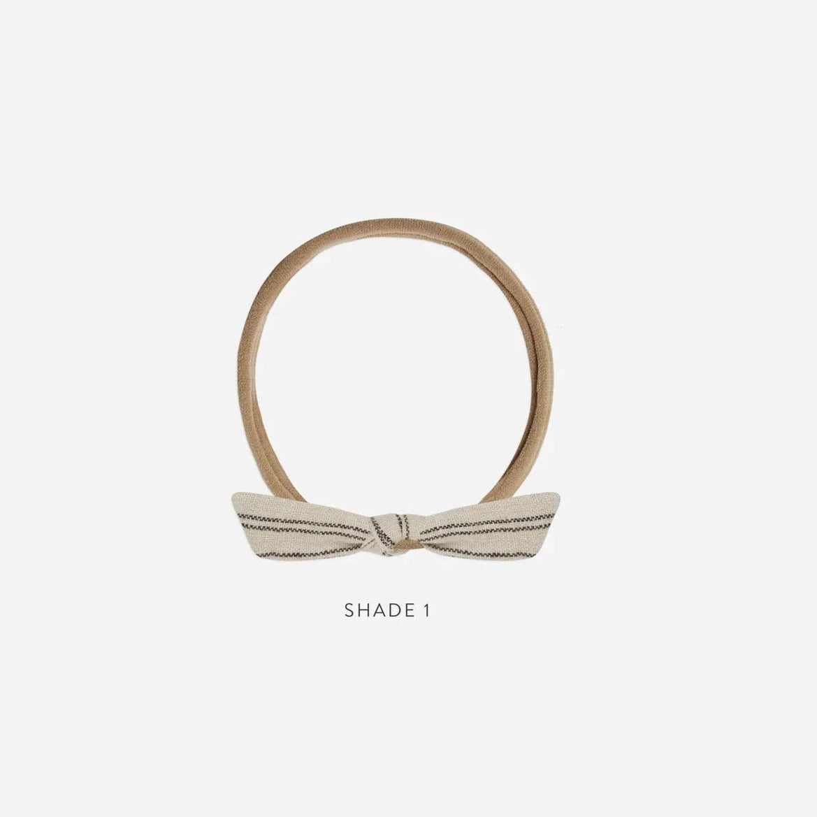 Rylee + Cru Black Pinstripe Knot Headband for Girls - Stylish Hair Accessory for School, Parties & Everyday Wear