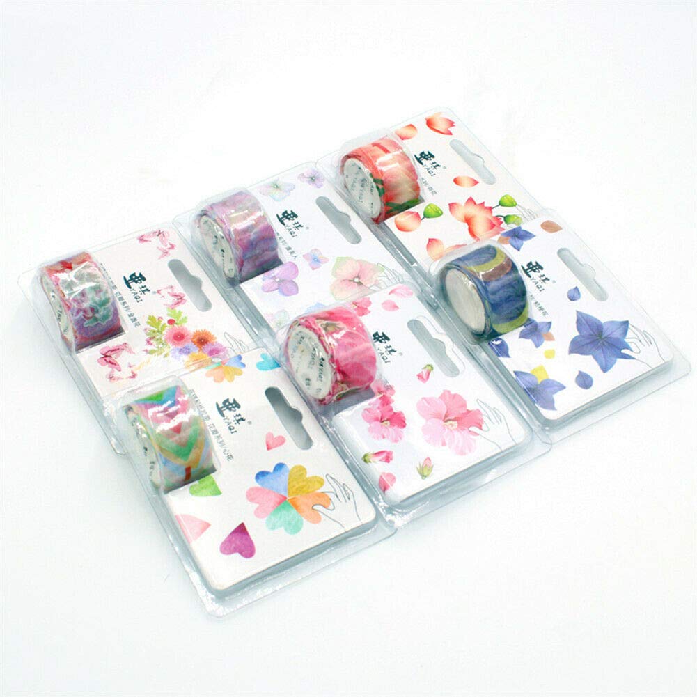 2800PCS Floral Washi Tape Set - 14 Rolls Decorative Masking Tape with Flower Petal Design for Scrapbooking, Journaling, Bullet Journal & Planner - Perfect for DIY Crafts, Gift Wrapping & Home Decor