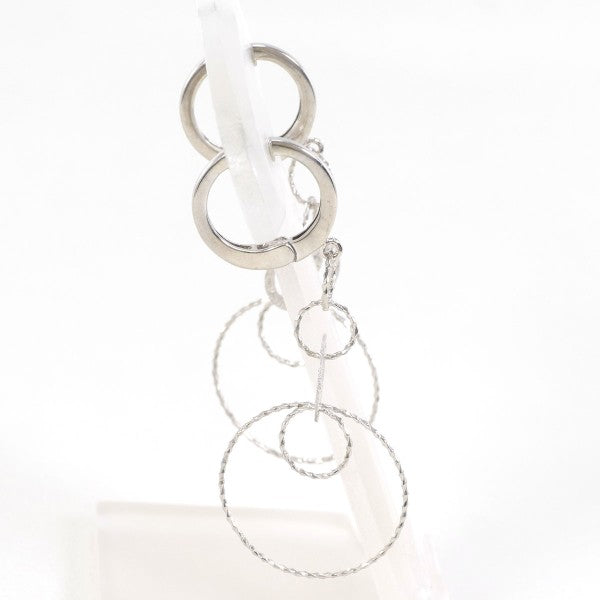 18K White Gold Clip-On Earrings for Women – Hypoallergenic Luxury Jewelry for Parties, Weddings & Special Occasions