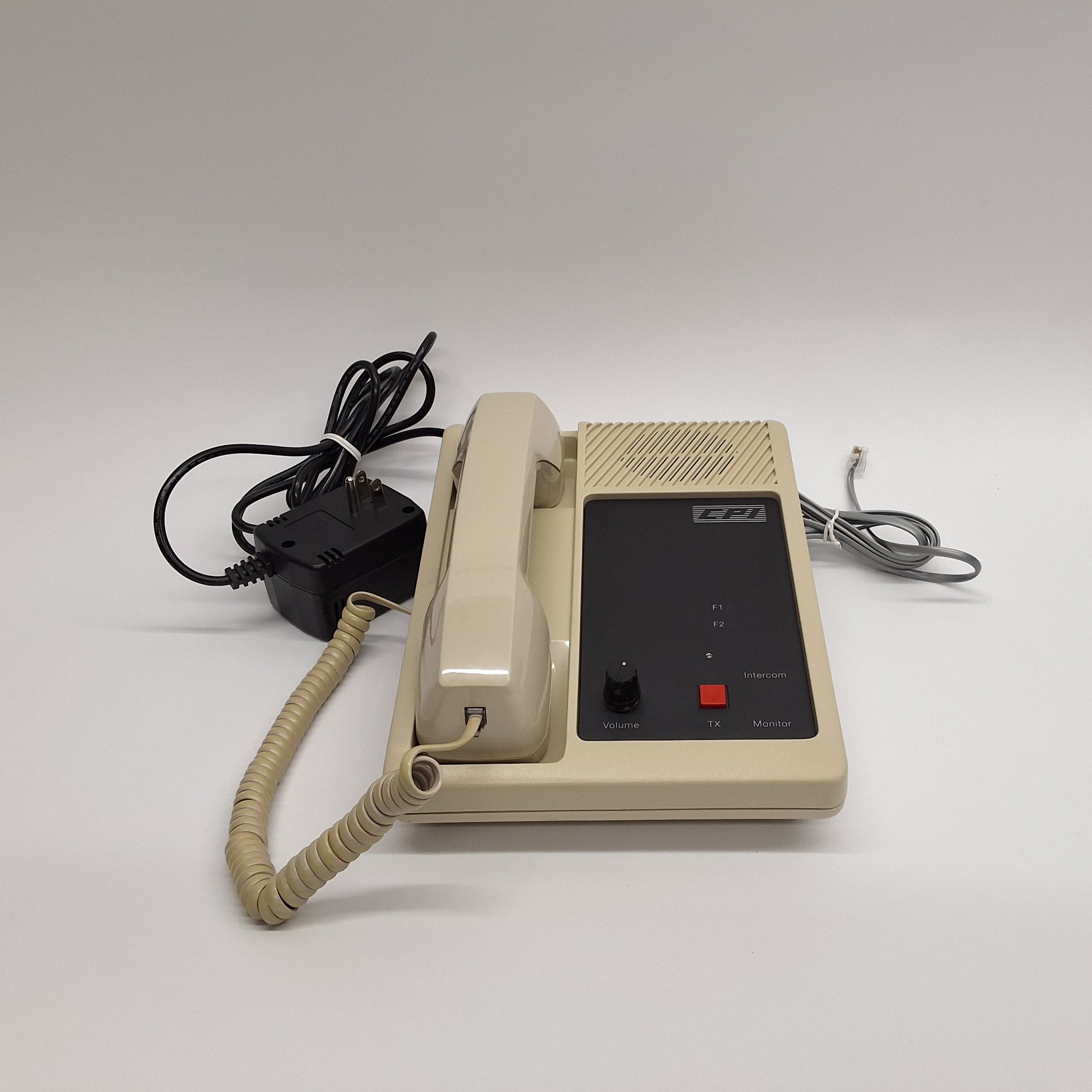 CPI DR10 Telephone Style Unit with Handset - Vintage Desk Phone for Office & Home Use - Classic Rotary Dial Design for Retro Decor & Functional Communication