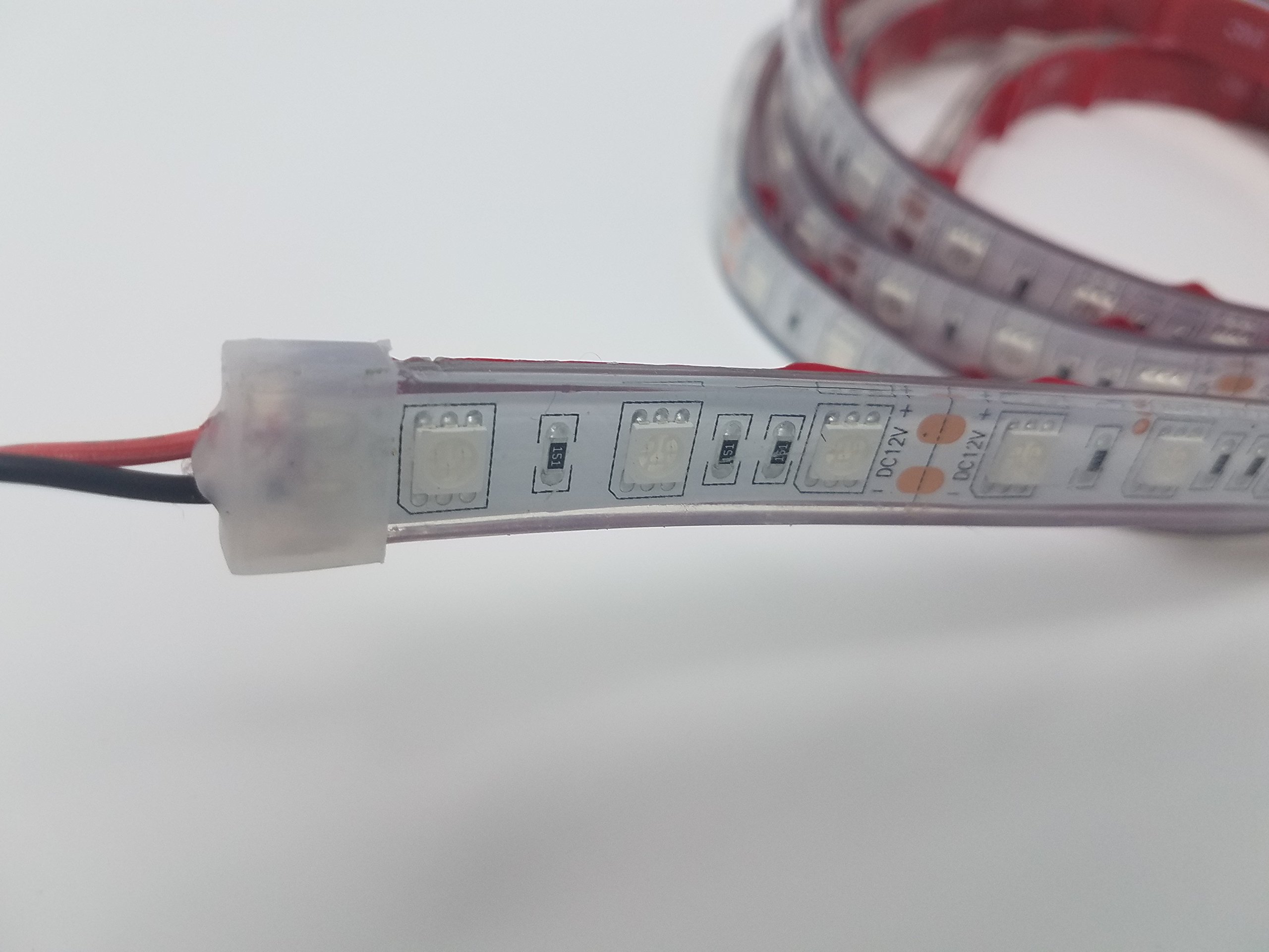 12V 6ft Waterproof Marine Submersible LED Light Strip - White LED Rope Lights for Boat, Pool & Outdoor Underwater Lighting | Perfect for Aquariums, Decks and Night Swimming