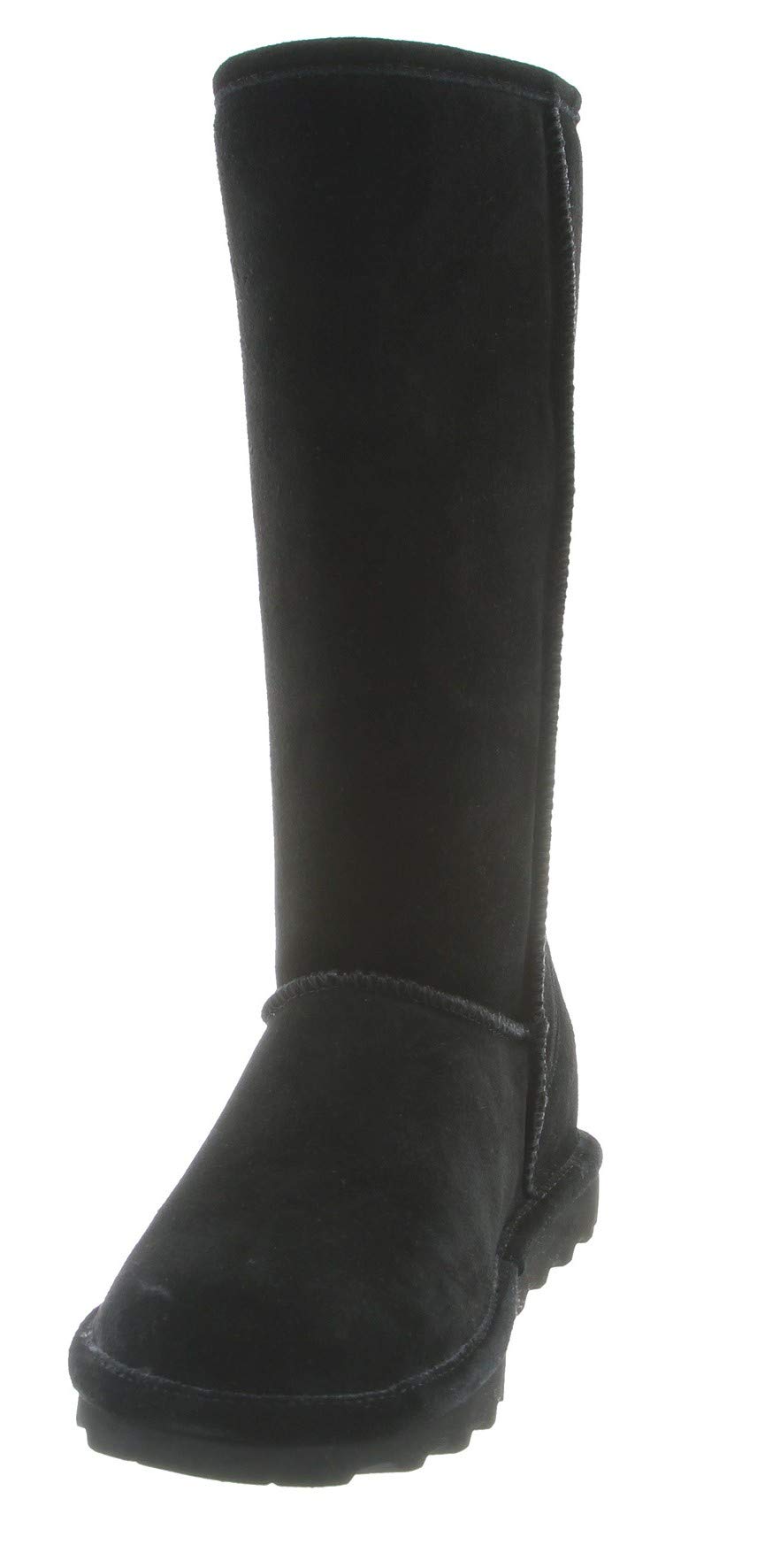 BEARPAW Women's Elle Tall Wide Winter Boots - Classic Suede Slip-On Comfort Booties for Women | Multiple Colors | Perfect for Cold Weather, Snow Days & Casual Outfits