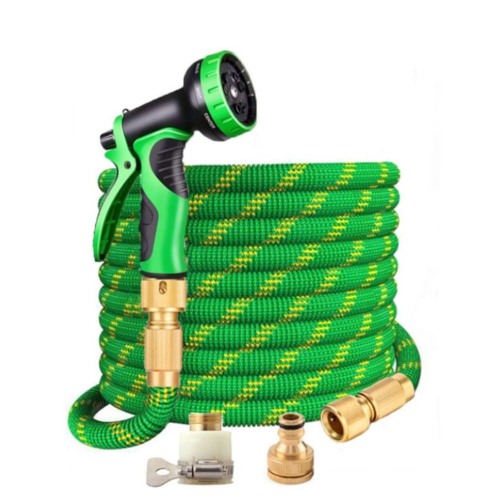 Expandable Garden Hose 16-125ft - High Pressure Flexible Magic Water Hose with Spray Nozzle - Lightweight & Durable for Car Washing, Lawn Watering, Pet Cleaning & Outdoor Use (75FT, Color A)