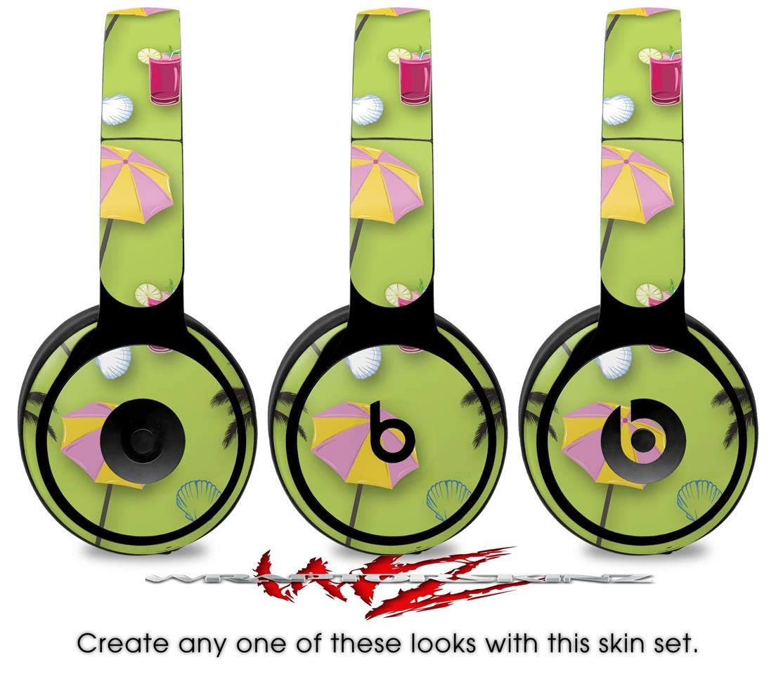 Beats Solo Pro Headphone Skin Decal Wrap - Sage Green Design | Protective Vinyl Cover for Beats Solo Pro | Perfect for Beach Parties, Travel & Daily Use