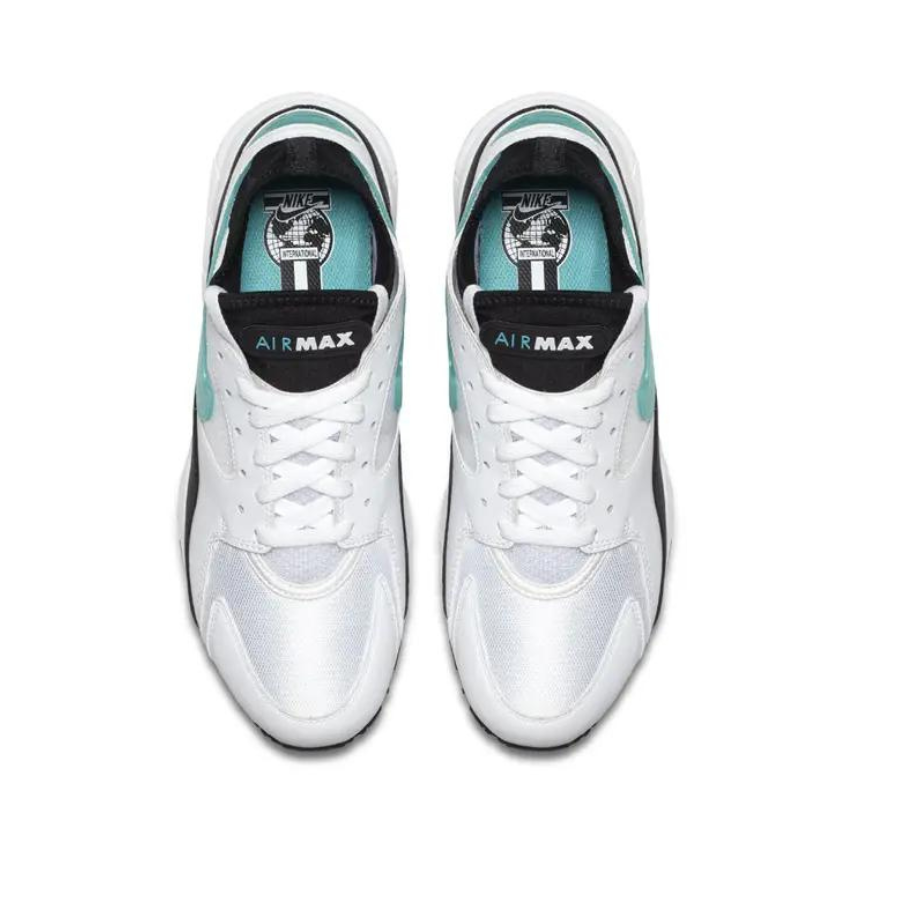 Nike Air Max 93 Running Shoes - Menthol White/Sport Turquoise/Black - Comfortable Cushioned Sneakers for Men | Perfect for Jogging, Gym Workouts & Casual Wear
