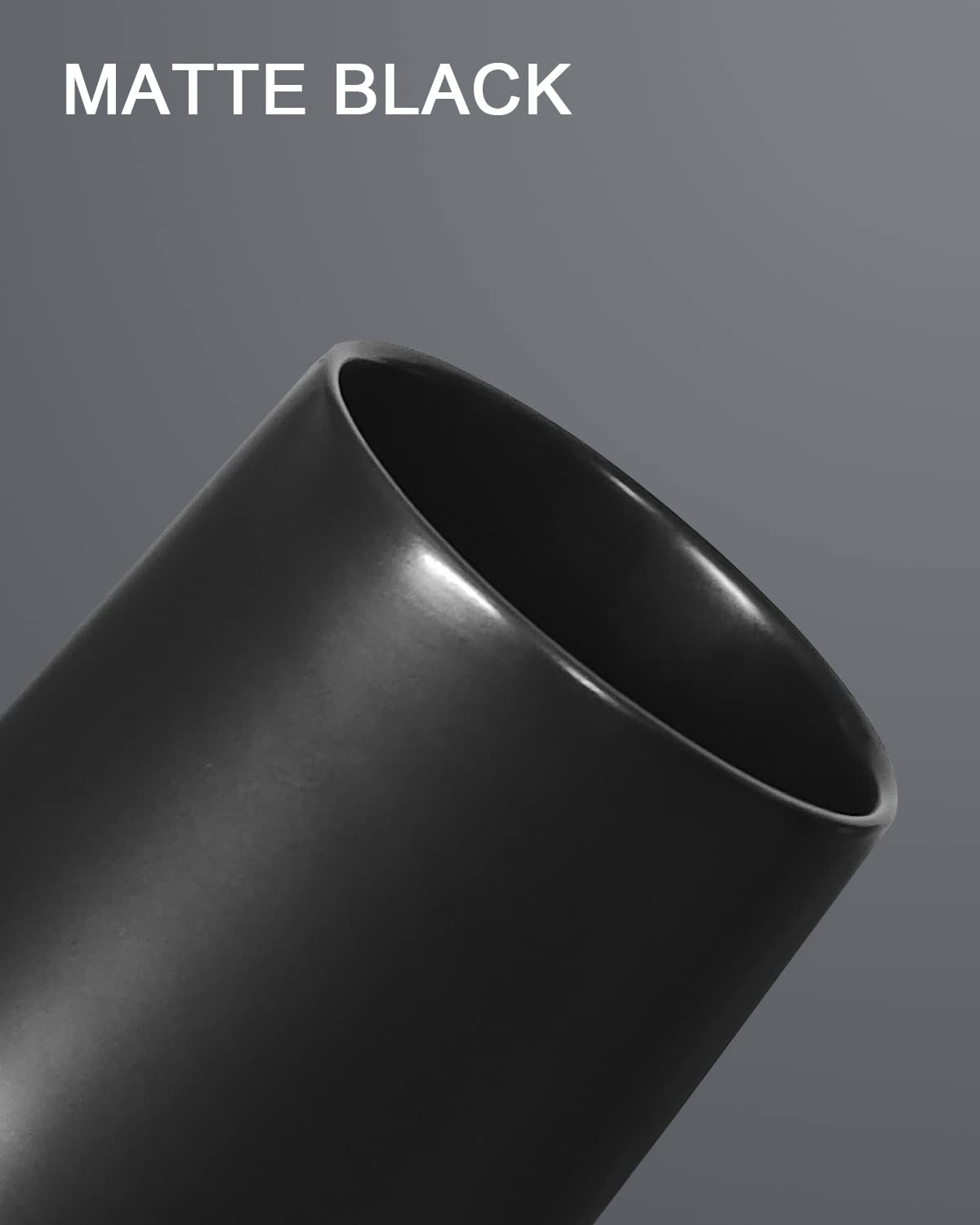 Matte Black Ceramic Toothbrush Holder & Toothpaste Organizer - Bathroom Countertop Storage Stand for Home Decor | Perfect for Modern Bathrooms, Vanities, and Dresser Organization