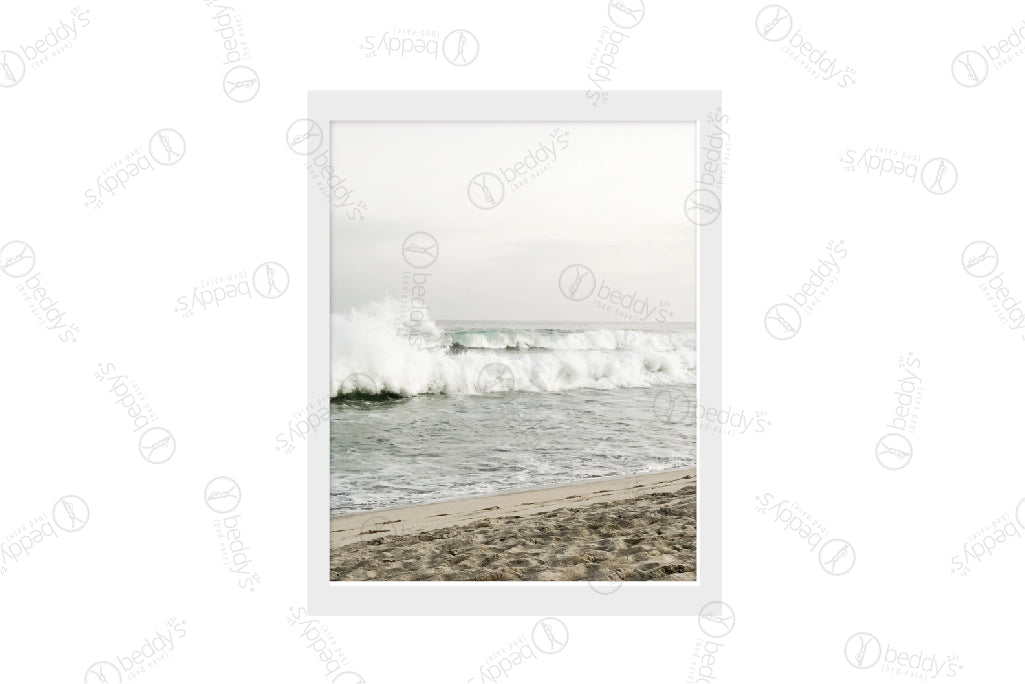 Ocean Waves Digital Art Download - High Resolution Beach & Sea Wall Decor for Home, Office & Relaxation Spaces