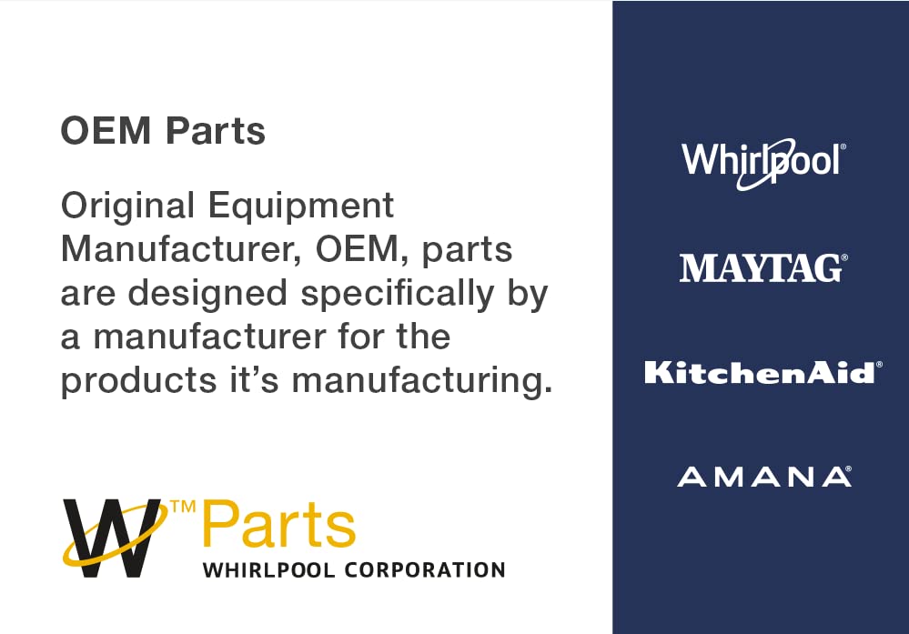Whirlpool WPW10185982 OEM Dryer Timer Assembly Replacement Part - Compatible with Whirlpool Dryers - Perfect for DIY Appliance Repair & Home Laundry Room Maintenance