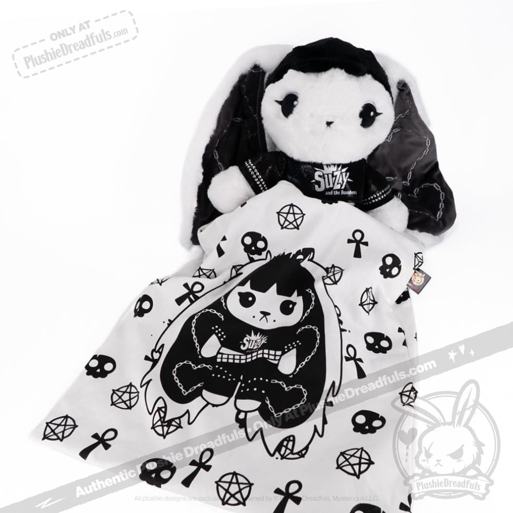 Goth Girl Plushie Dreadfuls - Soft Gothic Stuffed Doll for Alternative Fashion Lovers | Perfect for Bedroom Decor, Halloween Gifts & Emo Aesthetic Collections
