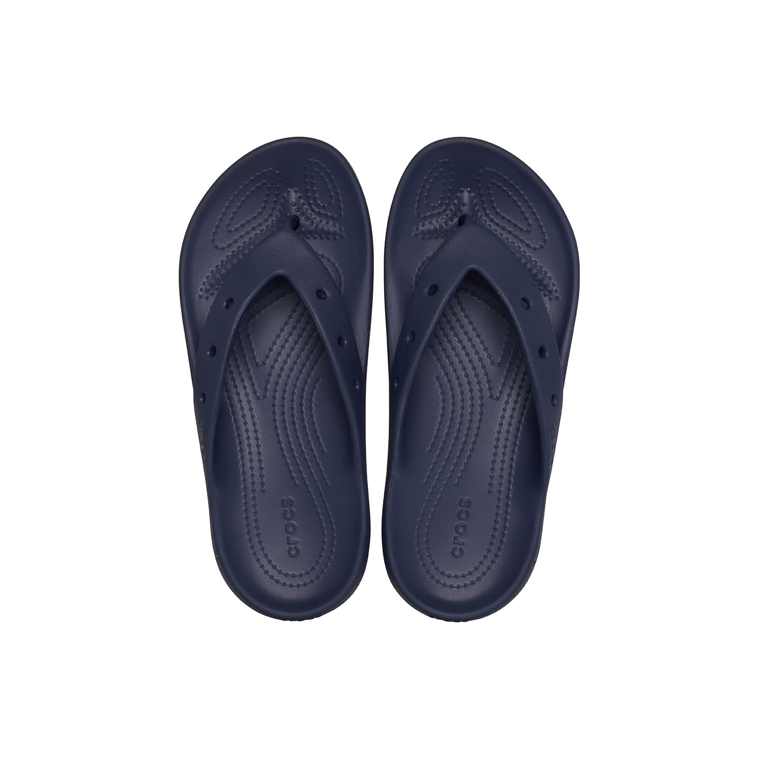 Crocs Unisex-Adult Classic Flip Flops 2.0 Sandals - Comfortable Waterproof Slip-On Beach Shoes for Men & Women - Perfect for Pool, Beach, and Outdoor Activities