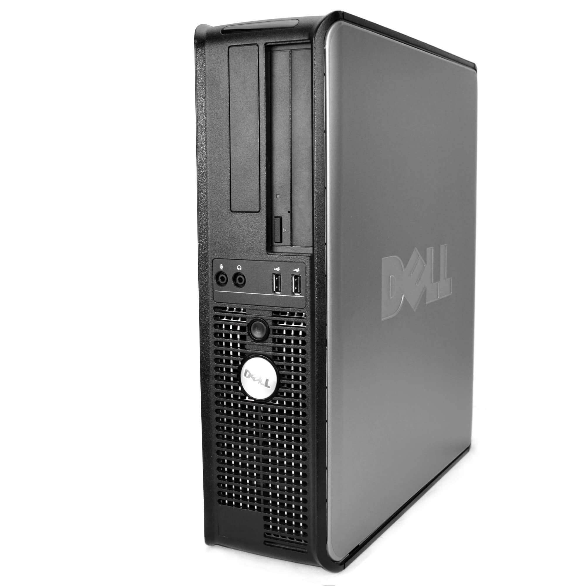 Refurbished Dell Desktop Computer with WiFi, Intel Dual Core 2.0GHz, 80GB HDD, 2GB RAM, Windows 10 Pro & 17