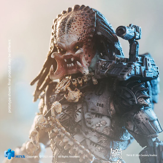 1/18 HIYA 5inch Action Figure - Exquisite Mini Series PREDATOR Open Mouth Jungle Hunter Collectible Toy | Perfect for Display, Gift Giving & Action Figure Enthusiasts