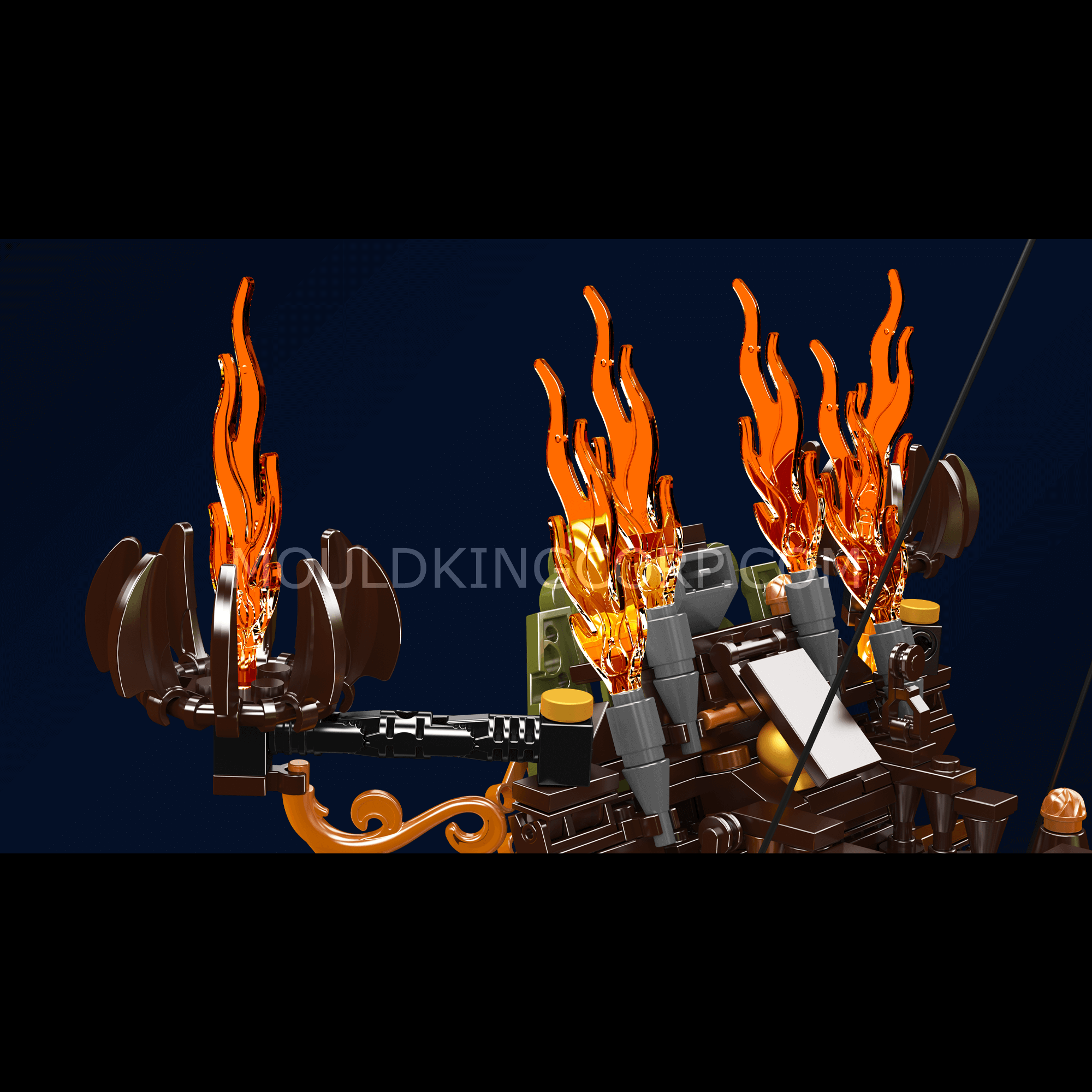 Mould King 13197 The Flying Dutchman Pirate Ship Model Building Kit | 4,364 PCS Blocks | Collectible Display Model for Adults & Teens | Perfect for Home Decor, Gifts & Creative Play