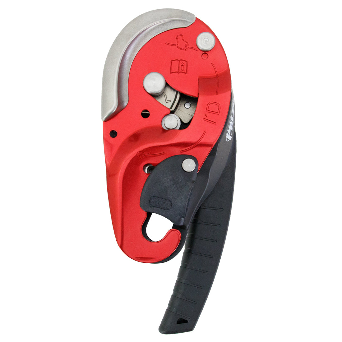 Petzl Descender - Professional Rock Climbing & Rappelling Gear for Outdoor Adventures - Perfect for Caving, Mountaineering & Rescue Operations