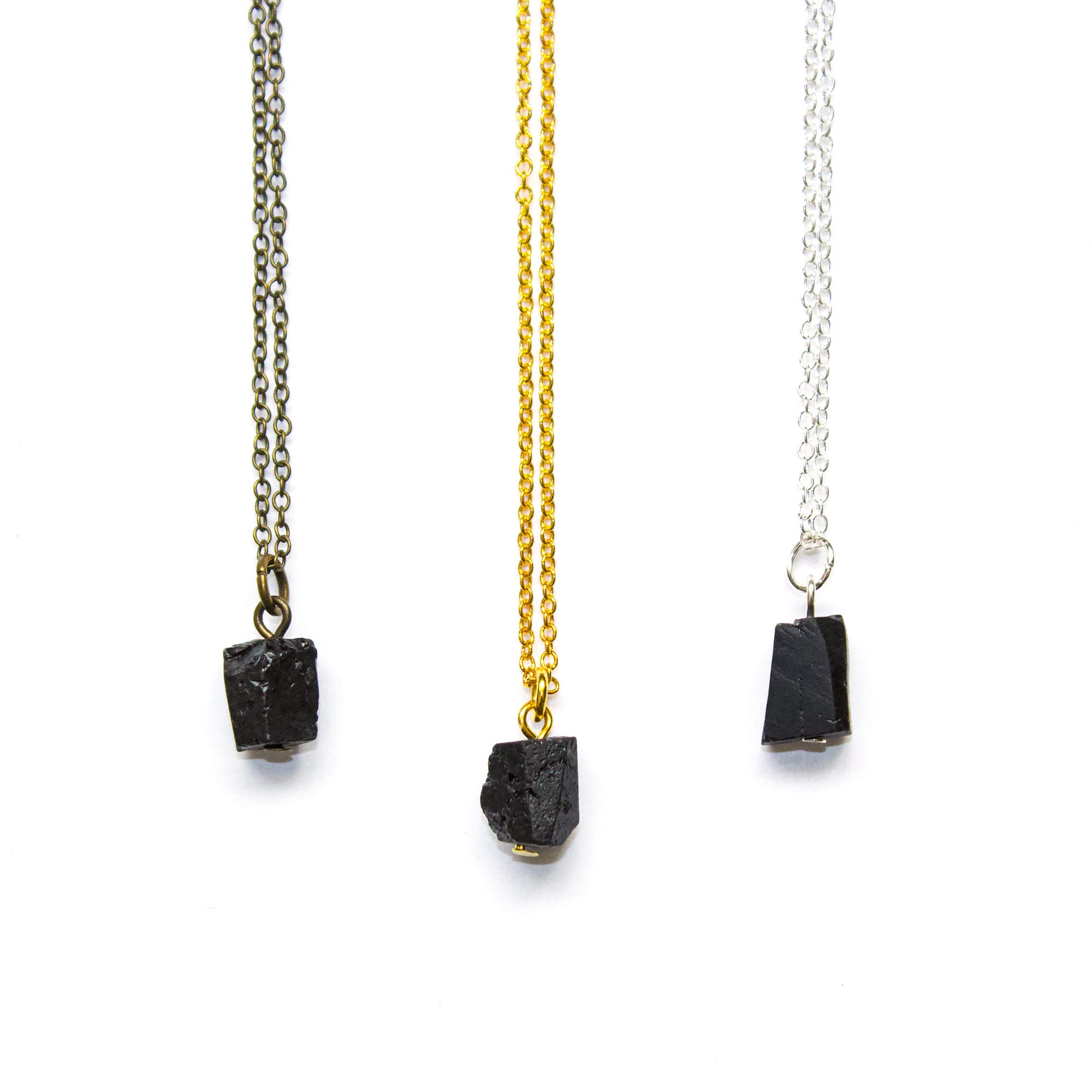 Black Tourmaline Necklace for Women - Healing Crystal Jewelry Gift for Her - Perfect for Meditation & Energy Protection