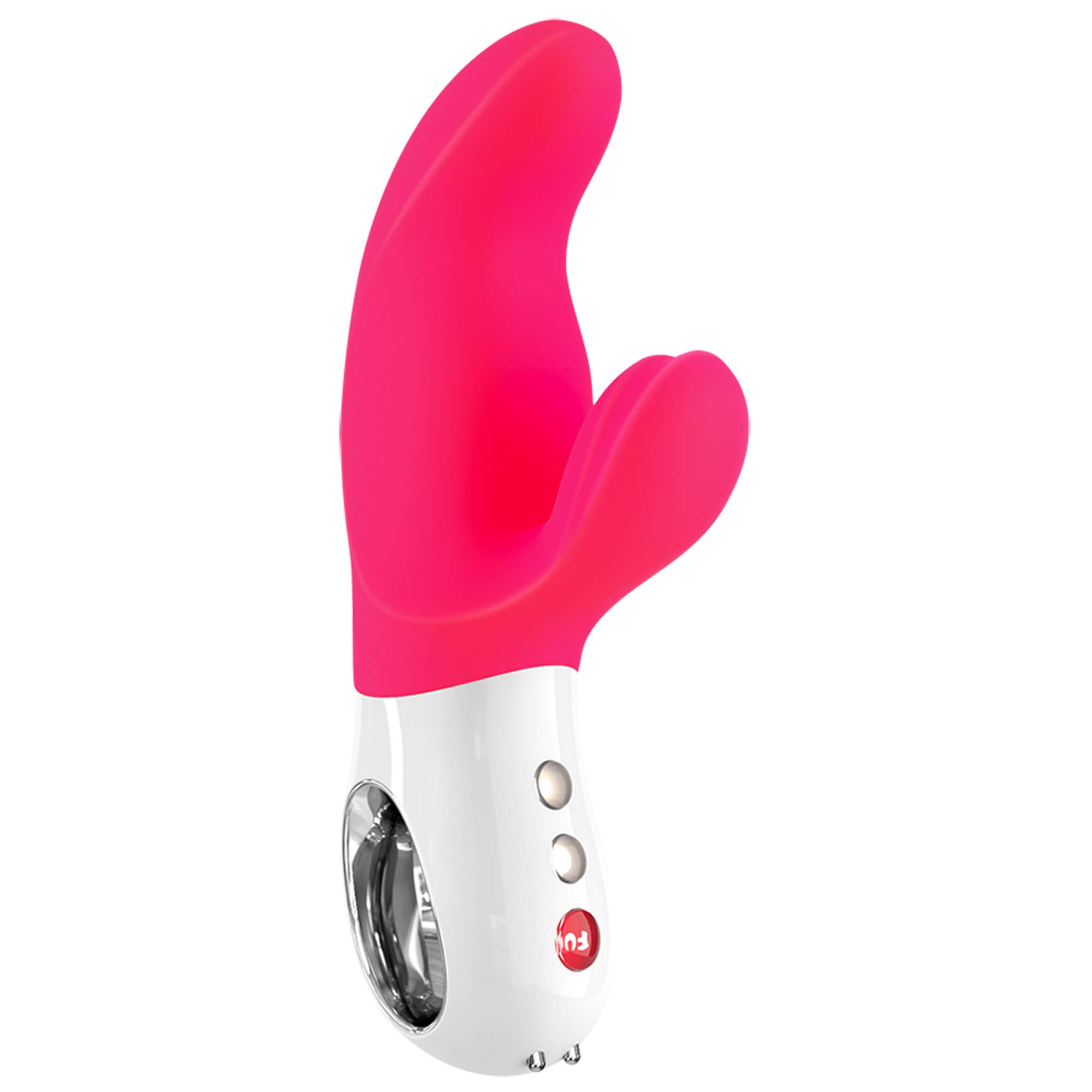 Premium Rechargeable Silicone Dildo Vibrator - FUN FACTORY G5 Series Luxury Adult Toy for Women & Men (Miss BI Pink) | Waterproof, Body-Safe & Powerful Vibrations | Perfect for Couples Play & Solo Pleasure