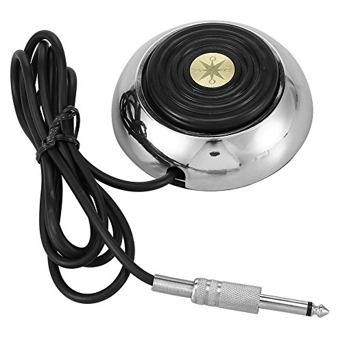 Professional Stainless Steel Tattoo Machine Foot Pedal - Heavy Duty Power Control for Tattoo Artists - Perfect for Tattoo Studios and Home Tattoo Kits