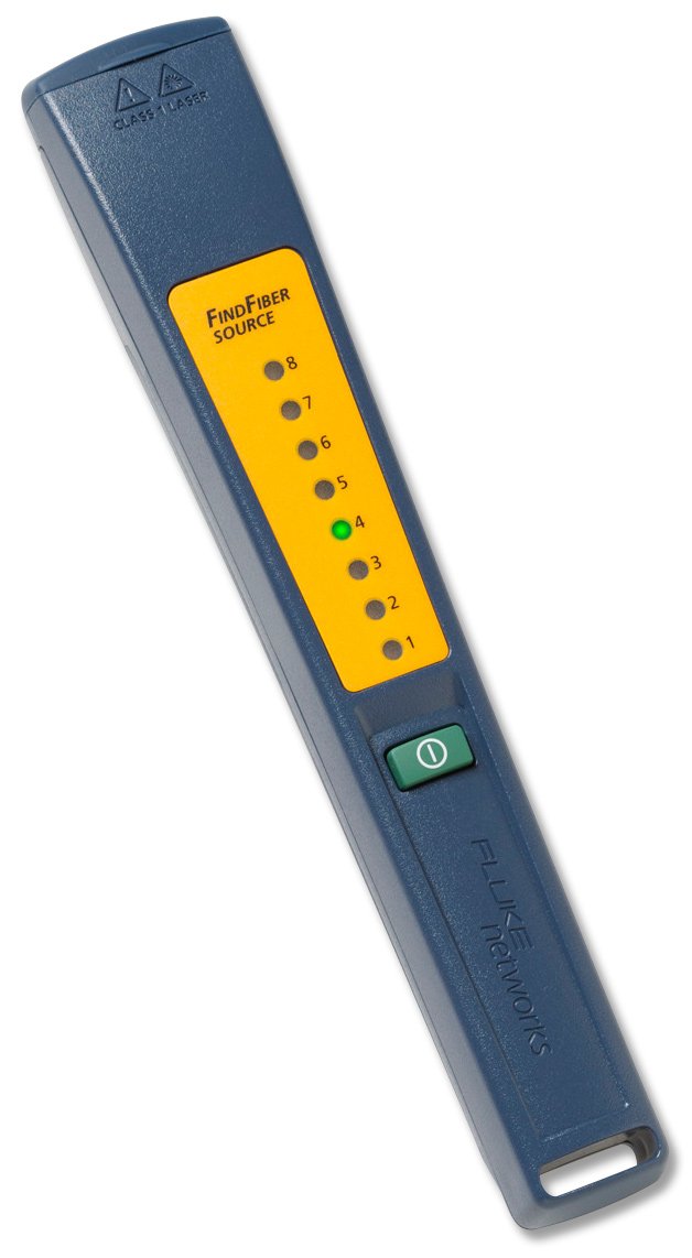 Fluke Networks FindFiber Remote ID Source - Fiber Optic Tester Accessory for Network Maintenance & Troubleshooting | Ideal for Telecom Engineers & Data Center Technicians
