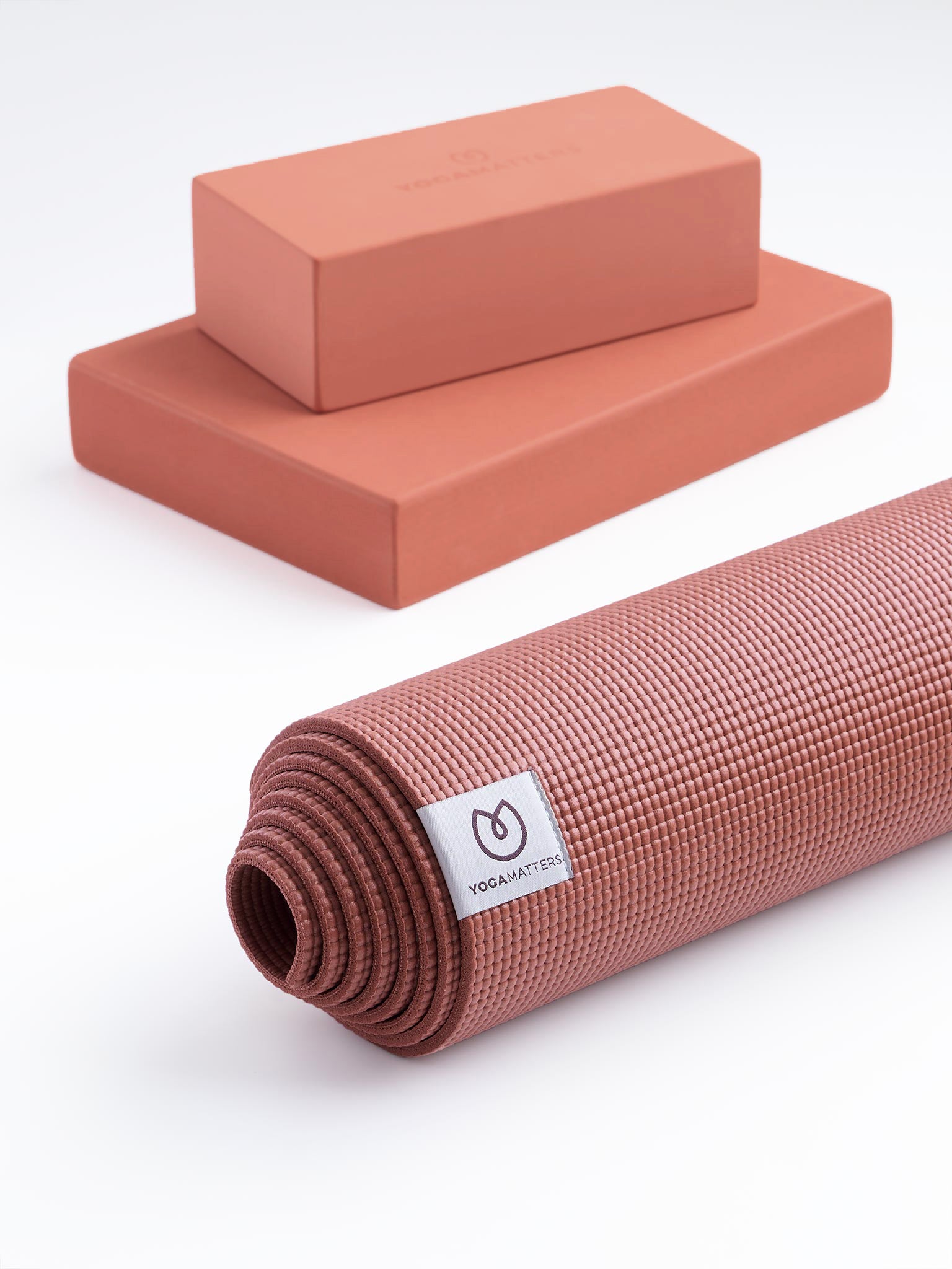 Yogamatters Sticky Yoga Mat - Non-Slip Eco-Friendly Exercise Mat for Yoga, Pilates & Home Workouts - Perfect for Beginners & Professionals