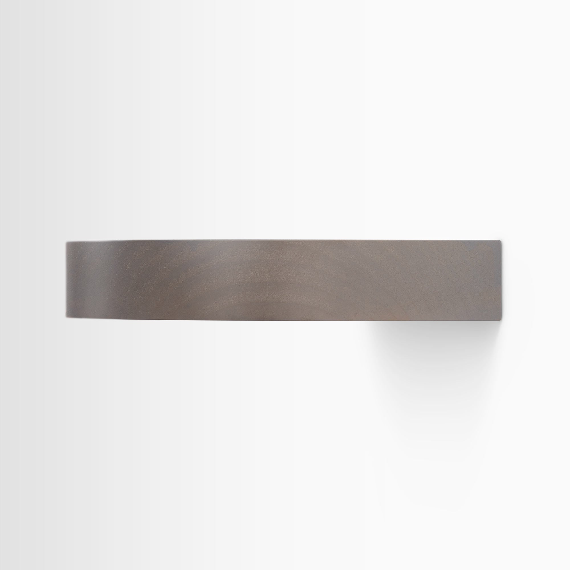 Aksel RADius Hatch Grey Floating Shelf - Modern Wall Mounted Storage for Living Room, Bedroom & Office Decor