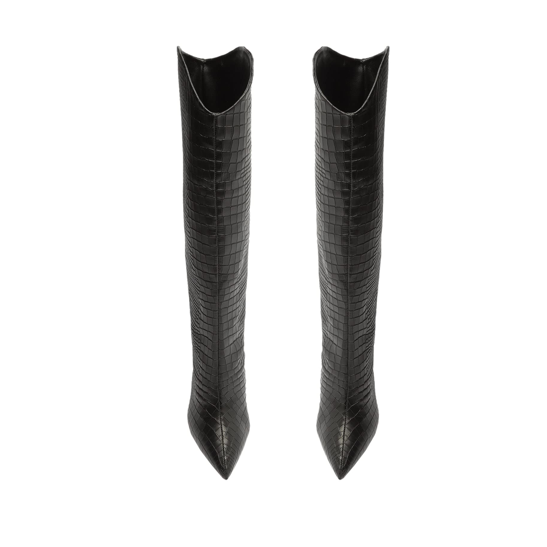 SCHUTZ Women's Maryana Leather Dress Boots - Stylish Knee High Boots for Fall & Winter, Office & Casual Outfits