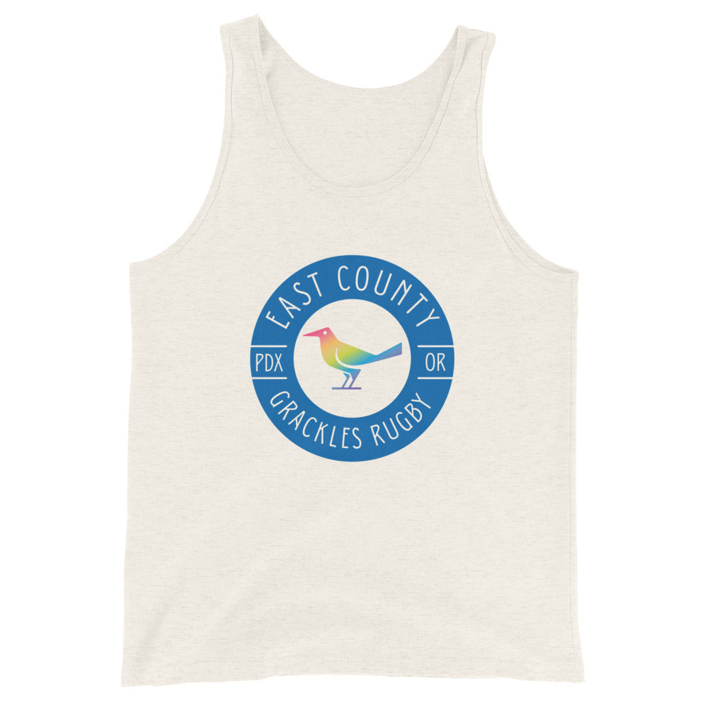 East Co. Grackles Social Tank Top for Women - Casual Graphic Tee for Summer Outings, Beach Parties & Streetwear Fashion