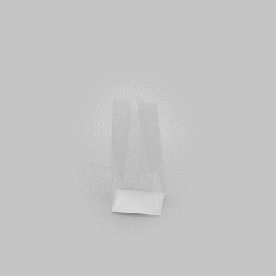 Clear Plastic Gusset Bags with Flat Bottom - 3