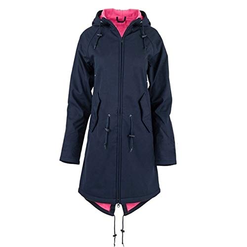 BGTEEVER Women's Waterproof Windbreaker Jacket - Lightweight Raincoat with Hood, Windproof & Breathable Outdoor Coat for Hiking, Running & Travel