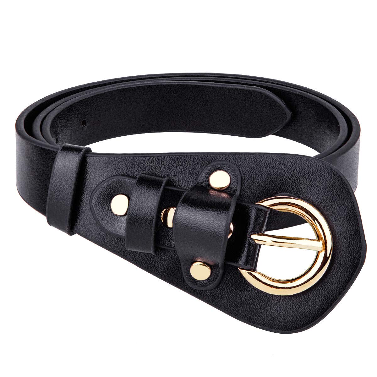 Women's Fashion PU Leather Belts - Soft Adjustable Waist Belt for Jeans & Dresses | Perfect for Casual Outfits, Office Wear & Special Occasions