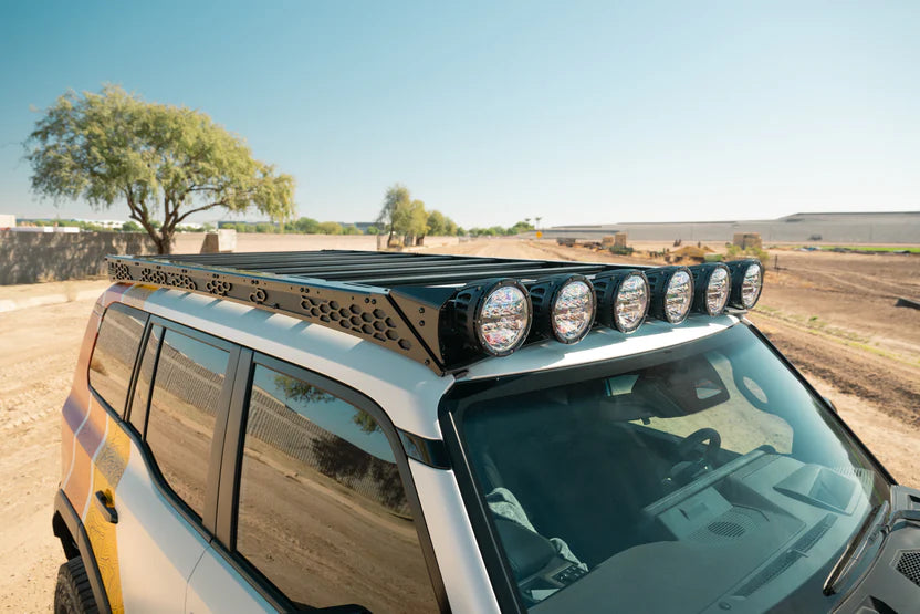 Rago Fabrication Roof Rack Rigid Light Mount Bracket for 2024+ Toyota Land Cruiser 250 & Lexus GX550 | Off-Road LED Light Bar Accessory for Adventure & Overlanding