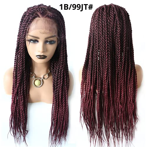 #1B/99JT Black Mix Wine Red