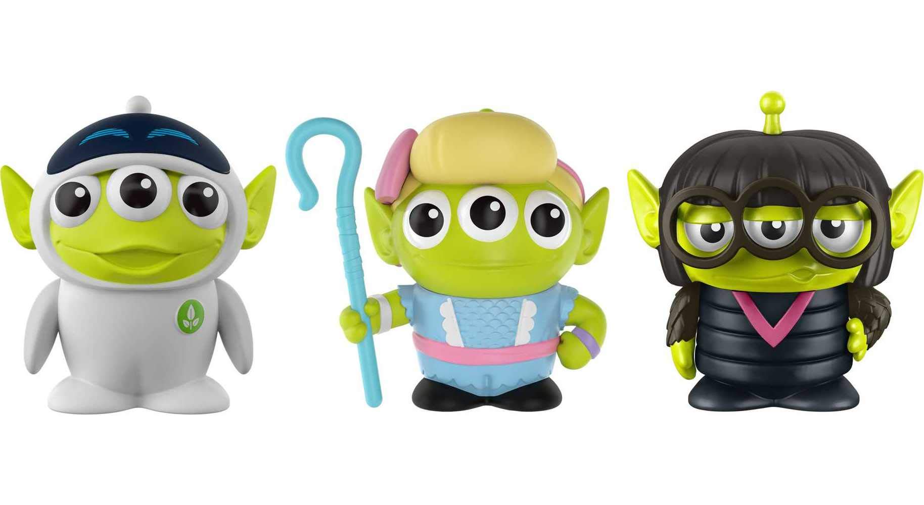 Mattel Pixar Alien Remix 3-Pack Toy Figures - Bo Peep, Edna Mode & EVE Mashup Collectibles in Pizza Box | Disney Toy Story Movie Toys for Kids & Collectors Ages 6+ | Perfect for Playtime, Display & Gift-Giving