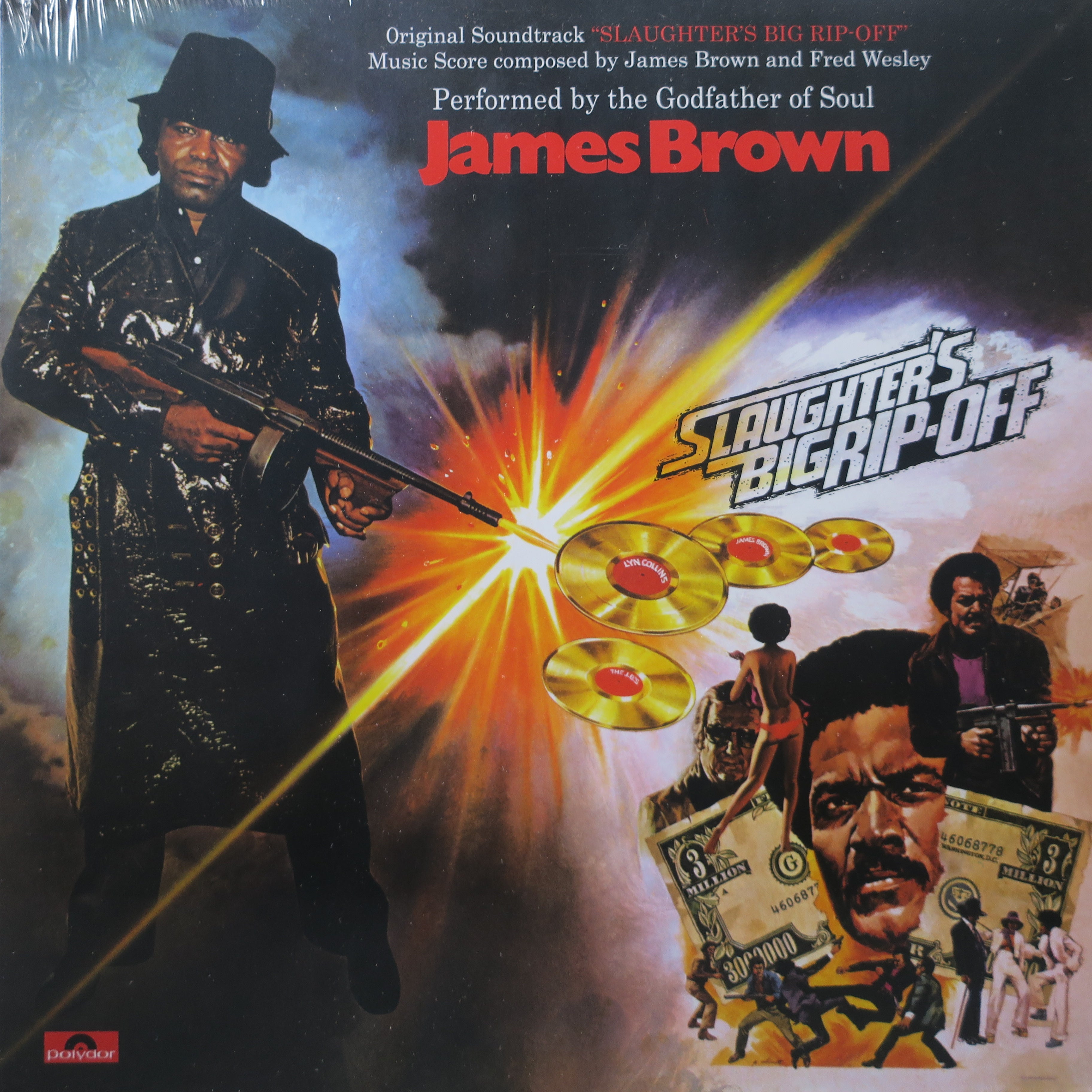 James Brown 'Slaughter's Big Rip Off' Gatefold Vinyl LP Record - Classic Soul & Funk Music for Collectors, DJs and Music Lovers - Perfect for Home Listening, Parties and Vinyl Collections