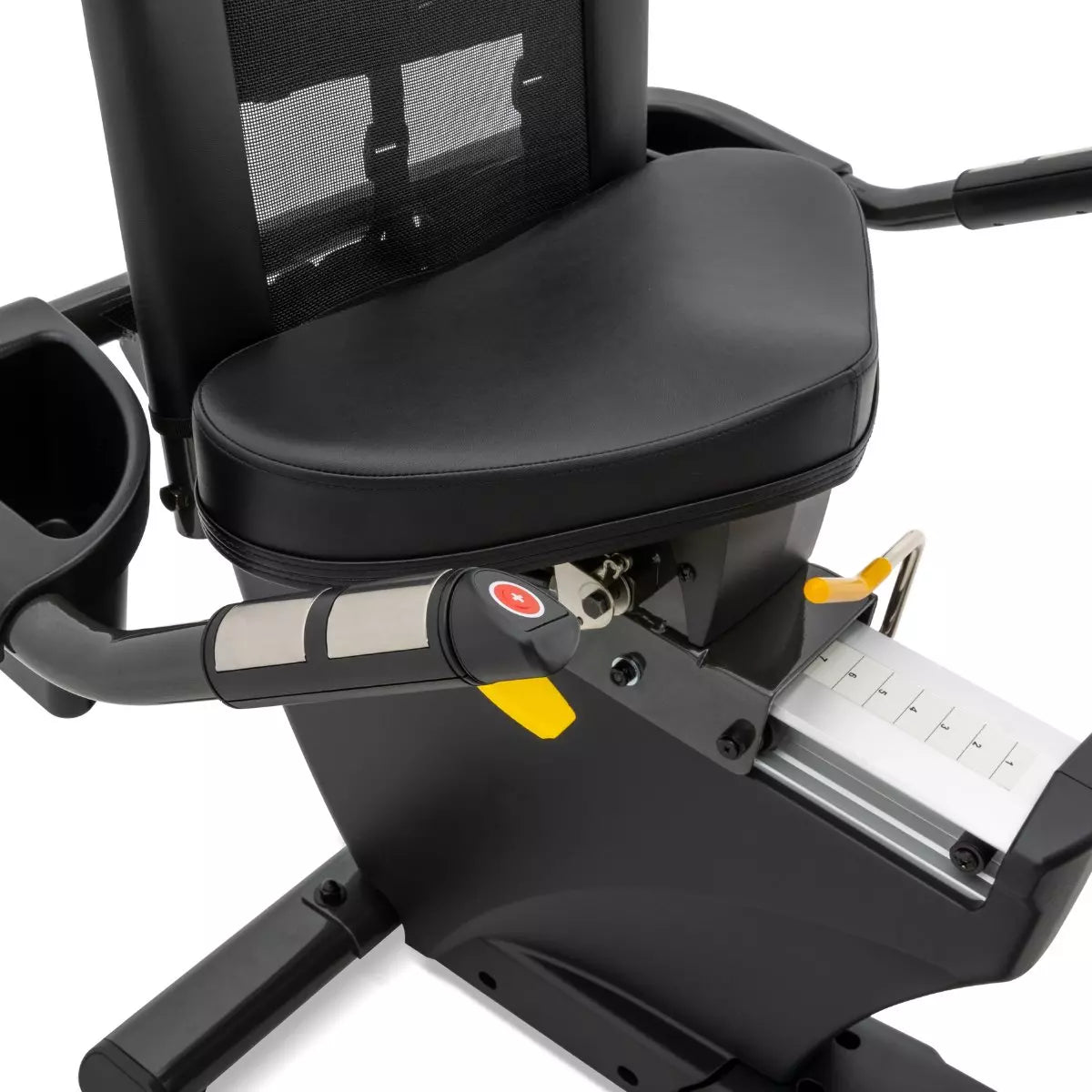 Spirit XBR95 Recumbent Exercise Bike for Home Gym - Low Impact Cardio Workout Machine for Seniors & Physical Therapy - Compact Indoor Cycling Bike with Adjustable Seat & LCD Display