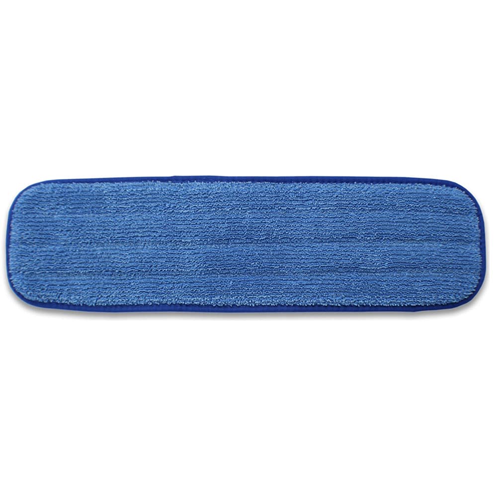 Premium Blue Microfiber Wet Mop Pad Refill - Super Absorbent Washable Replacement Pads for Floor Cleaning (Pack of 18) - Perfect for Hardwood, Tile & Laminate Floors