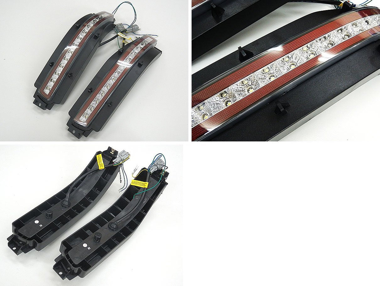 Clear Lens All-in-One LED Turn Signal, Backup & Brake Light for 2003-2009 Nissan 350Z - Upgrade Your Car's Safety & Style for Night Driving & Custom Builds