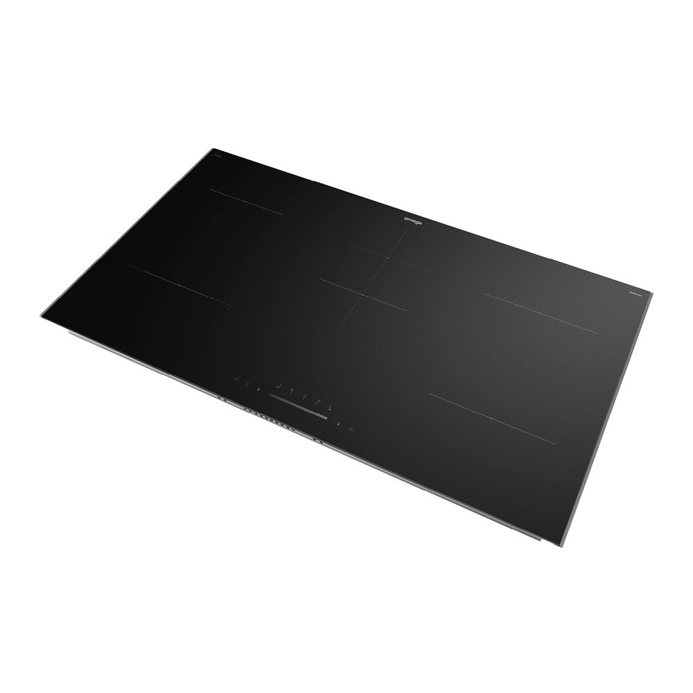 Omega OCC905TZ 90cm Ceramic Induction Cooktop with Touch Controls - Perfect for Modern Kitchens, Home Cooking & Professional Chefs