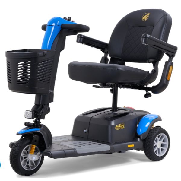 Golden Technologies Buzzaround LX GB119 3-Wheel Mobility Scooter - Lightweight & Portable for Indoor/Outdoor Use - Perfect for Seniors, Shopping & Travel
