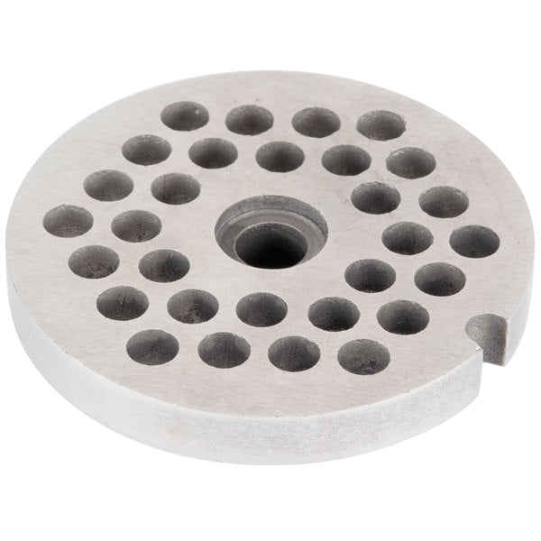 Premium Globe L00672 Meat Grinder Plate - Heavy Duty Stainless Steel Grinding Disc for Home Kitchen & Commercial Use - Perfect for Ground Beef, Sausage, Burger Patties & Pet Food Preparation
