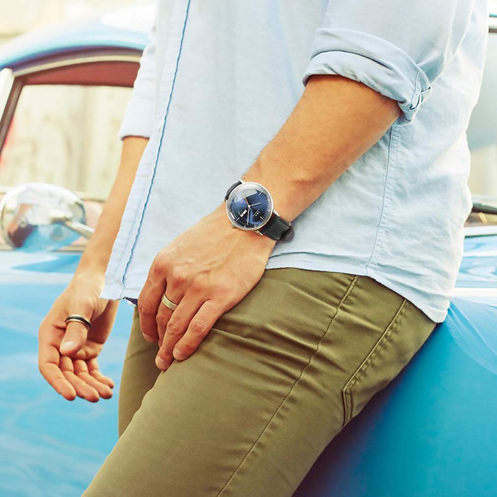 Luxury Automatic Watches for Men - Synthetic Sapphire Crystal, Genuine Leather Strap - Waterproof Dress Watch for Business & Formal Occasions - Model 6011G