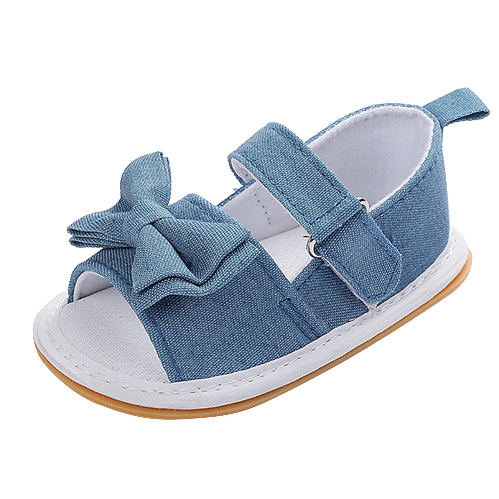 **Toddler Bow Girls Prewalker Shoes - Non-Slip Plaid Baby Crib Sandals for First Steps & Indoor Play**    *(Ideal for Crawling, Walking Practice & Special Occasions)*