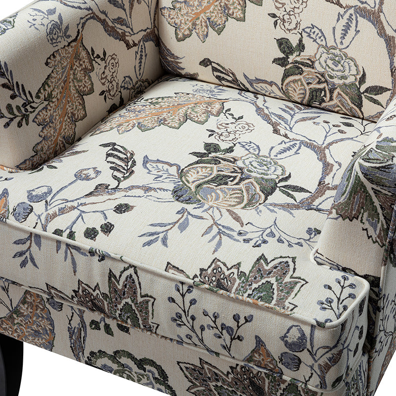 Bradley Armchair - Modern Accent Chair for Living Room, Bedroom & Office - Comfortable Upholstered Lounge Chair with Sturdy Wooden Legs - Perfect for Relaxing, Reading & Decorating Your Home