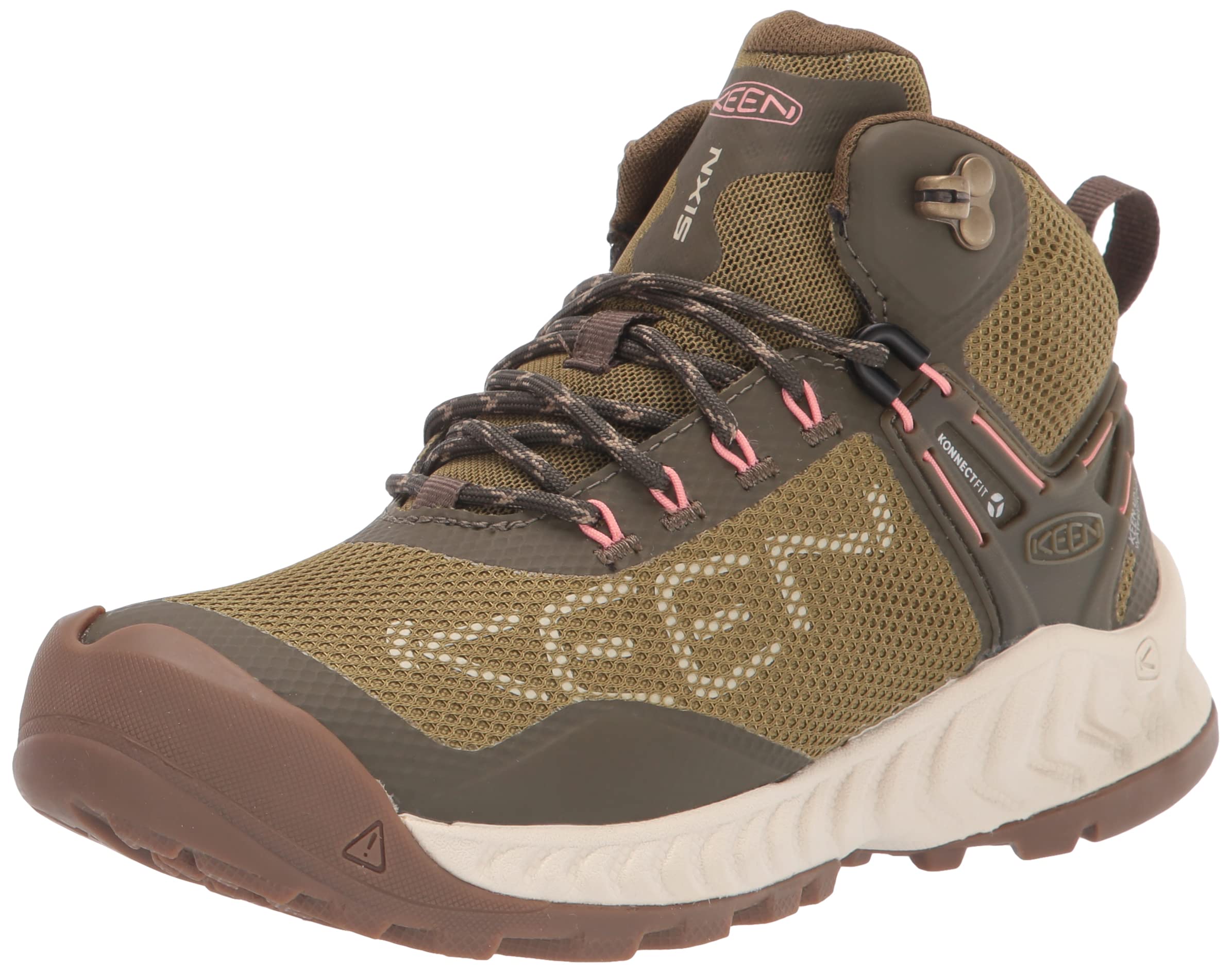 KEEN Women's Nxis Evo Mid Height Waterproof Hiking Boots - Lightweight & Comfortable for Outdoor Adventures, Fast Packing & Trail Running