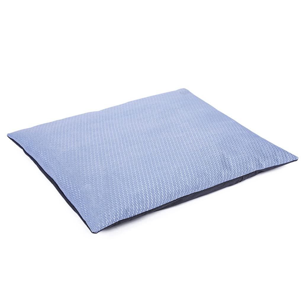 Cooling Pet Dog Pad for Summer - Ice Pad & Silk Dog Bed for Hot Weather - 75x65cm (Medium) - Perfect for Indoor & Outdoor Use to Keep Pets Comfortable