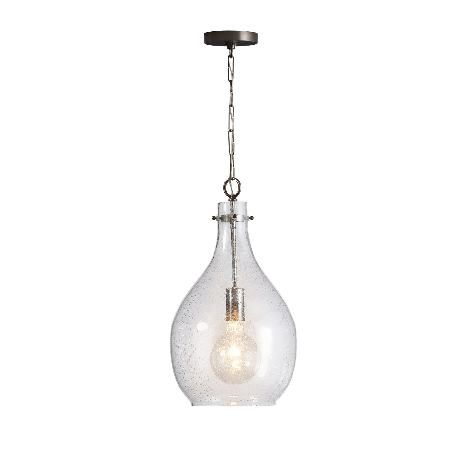 Capital Lighting Modern One Light Pendant - Sleek Hanging Fixture for Kitchen Island, Dining Room & Bedroom Lighting