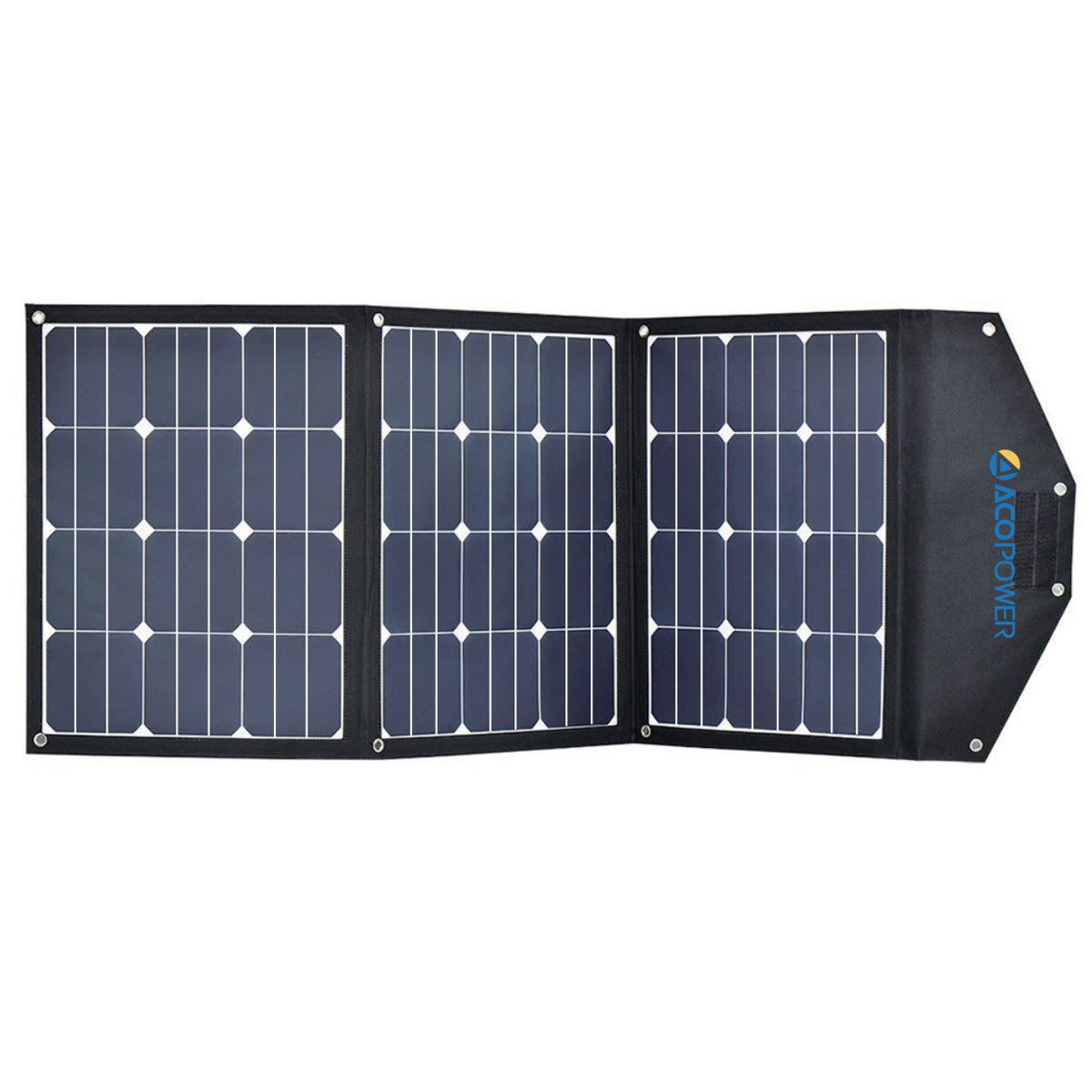 Acopower 90W Foldable Solar Panel Kit - Lightweight Portable Suitcase for Camping, RV, and Off-Grid Power