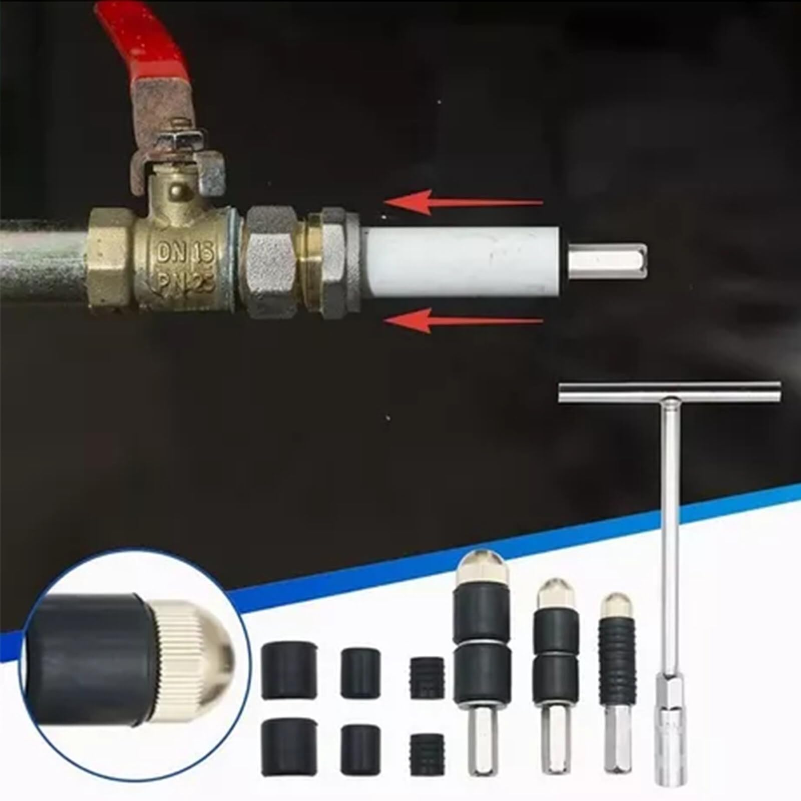 iFCOW Universal Water Stop Needle - 1 Set Hot-Melt Leak Repair Tool for Pipes, Plumbing & DIY Projects | Perfect for Emergency Pipe Repairs, Home Maintenance & Professional Plumbing Work