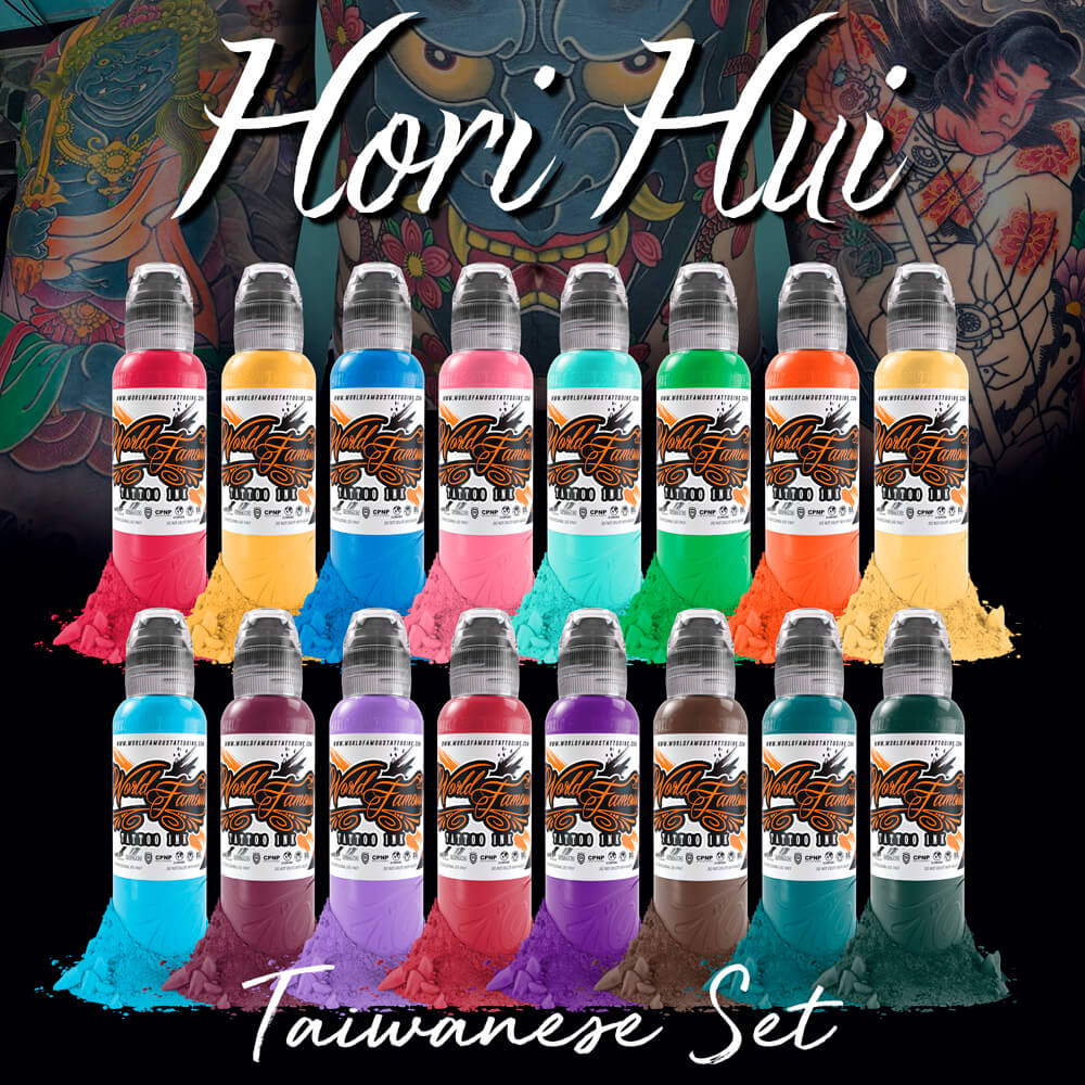 Premium Hori Hui Taiwanese Ink Set - Authentic Traditional Calligraphy Ink for Brush Painting & Art - Perfect for Chinese Calligraphy, Sumi-e, and DIY Art Projects