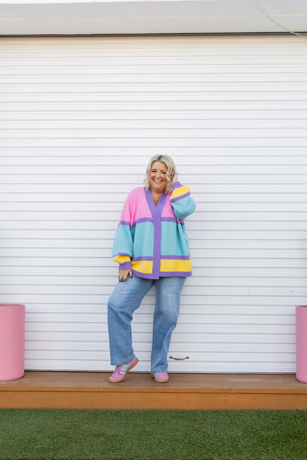 Stylish Marbelle Knit Cardigan - Soft Pastel Colors | Perfect for Spring Outfits & Cozy Layering